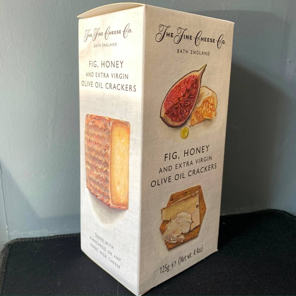 The Fine Cheese Co Fig, Honey and Extra Virgin Olive Oil Crackers The