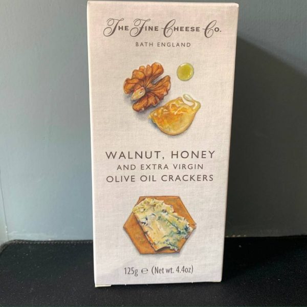 The Fine Cheese Co Walnut, Honey and Extra Virgin Olive Oil Crackers - Image 2