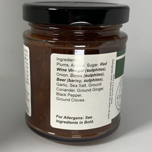 Cheese Shop Nantwich Plum and Ale Chutney 200g - Image 3