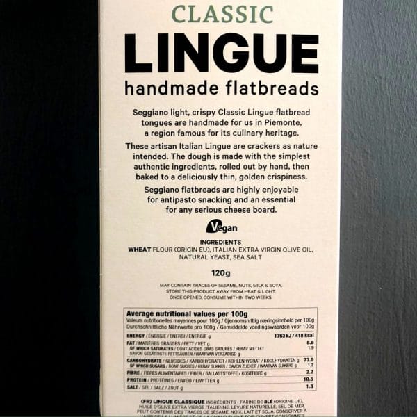 Seggiano's Lingue Classic Handmade Flatbreads 120g - Image 4