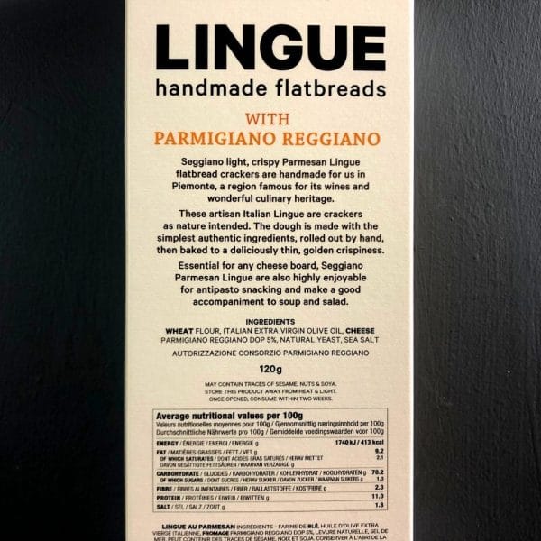 Seggiano's Lingue Handmade Flatbreads with Parmesan 120g - Image 3