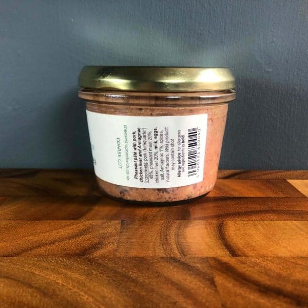 The Cheese Shop Nantwich Pheasant Paté with Armagnac 180g - Image 3