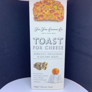 The Fine Cheese Co Toast for Cheese Apricots, Pistachios and Sesame Seeds