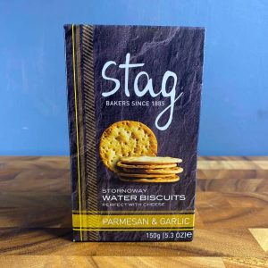 Stag Stornoway Parmesan & Garlic Water Biscuits - 150g