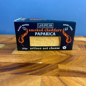 I AM NUT OK Vegan Smoked Cheddary Paparica Artisan Not Cheese 120g