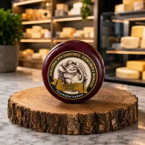 Long Clawson Dormouse Delight Wensleydale Wax Truckle with Cranberries, Elderflower and Marmalade 200g