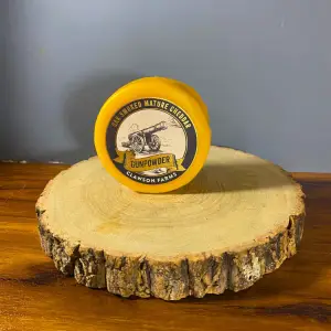 Long Clawson Gunpowder Oak Smoked Mature Cheddar Wax Truckle 200g