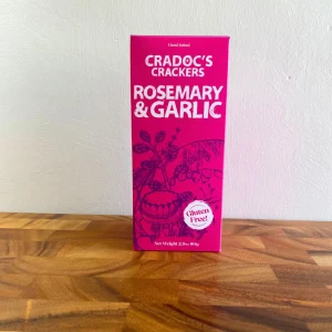 Cradoc's Gluten Free Rosemary and Garlic Crackers
