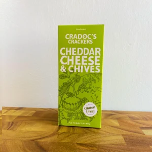 Cradoc's Gluten Free Cheddar Cheese and Chives Crackers