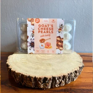 Goats' Cheese Pearls with Honey 90g