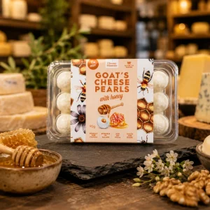 Goats’ Cheese Pearls with Honey 90g