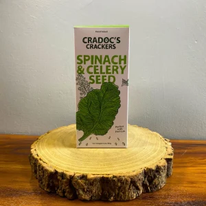 Cradoc's Spinach and Celery Seed Crackers