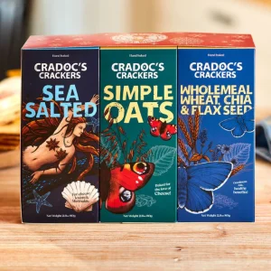 Cradoc's Cheese Lovers Trio Gift Pack of Crackers