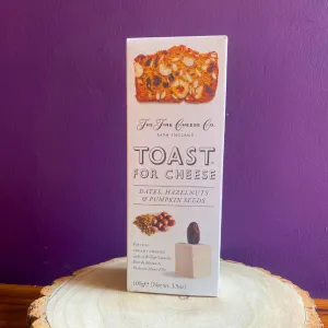The Fine Cheese Co. Toast for Cheese Dates, Hazelnuts and Pumpkin Seeds